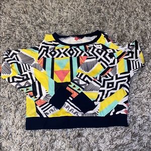 80s Peekaboo Shoulder Long Sleeve
